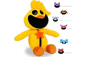 KOSTIZ The Smiling Critters Plush Toy New Catnap plush form Hugge playtime chapter 3 Cartoon Series, Gorilla Plush, Rainbow Friends plush New Smiling Critters Plushies Toys (G)