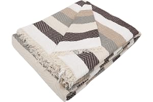 MERCURY TEXTIL- Colcha Multiusos Sofa,Manta Foulard,Plaid para Cama,Cubresofa Cubrecama,jarapas,Comoda Practica y Suave. Poliester Algodón (230 x 260cm, Espiga Multicolor)