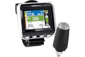 Abenteuertauchen Mares Genius - Ordenador de buceo (incluye emisor LED)