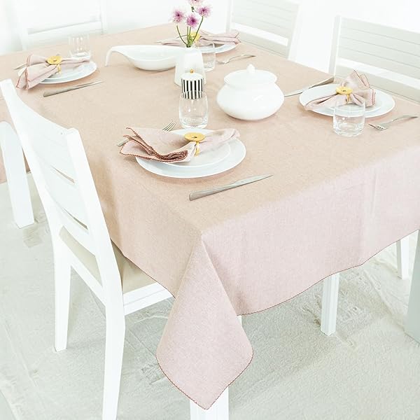 Home Bargains Plus Quilted Heavy Duty Table Pad Protector With Flannel Backing, Cut To Fit, Heat Resistant, Wipe Clean, Protects Table From Spills And Scratches, White, 52" X 70" Rectangle