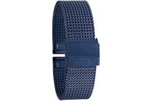 Eichmüller massives BandOh Edelstahl Milanaise Uhren Armband PVD-vergoldet