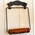 Vintage Toilettenpapierhalter „Traditional Crown“ – Wandmontage, Antikes Metall-Design