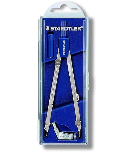 Mine Compas Maped Liderpapel 923871 Compas Micromu00e9trique Articulu00e9 2 Branches Circonfu00e9rence 38 Cm L 17 Cm Bague Allonge Mine 2 Mm U00c9tui Couleurs Assorties Compas Enfant