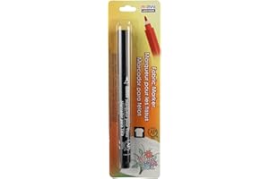 Uchida Permanent Fine Point Fabric Marker-Black