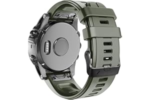 ANBEST Pasek kompatybilny z Fenix 5S, pasek do zegarka, 20 mm, miękki silikonowy pasek zamienny do Fenix 6 / 6S Pro / Fenix 5S Plus / D2 Delta S Smart Watch