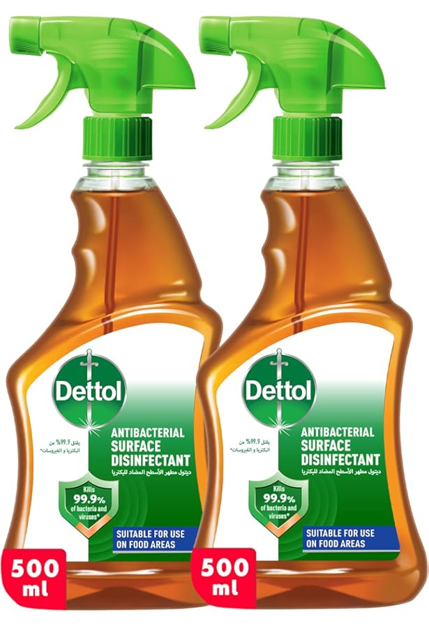 Dettol 100% 1リットル✖️2個セット Dettol Antiseptic Disinfectant Liquid Value Pack 2 x 1 Litre
