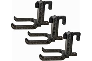 ULROAD SKL7 Lot de 3 crochets doubles pour panneau perforé IKEA Skadis I Skadis Accessoires Support Plaque perforée pour outils I Bijoux I etc.