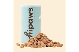 Hipaws All Natural Chicken Heart Freeze-Dried Cat Treats Toppers (50g Tube), Fresh Chicken Heart Dog Treats; Freeze Dried to Protect Nutrition and Rich Protein, Easy Digestion for Cats and Dogs