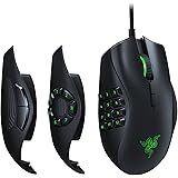 Razer Naga Trinity MOBA/MMO Mouse da Gioco Cablato (3 Piastre Laterali Intercambiabili, Sensore Ottico 5G Da 16000 DPI, Fino 