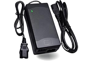 Abatinvo 60 Volt 3.0 Ampere Schnell-Ladegerät 3-Pin Blei-Säure-Batterie-Ladegerät für 60V 20AH 32AH AGM Gel SLA Big Electric Scooters & E-Bikes, eWheels EW-52 EW-54, Go-Karts, Big Toys, MotoTec 3A Fas