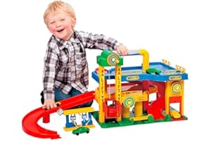 Wader Quality Toys Garage Nr. 1 mit Autos