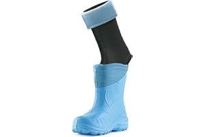 Ladeheid Calcetines Termicos EVA Botas de Agua Unisexo Niños KL045