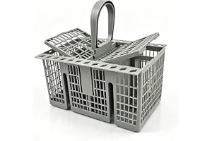 Wefflepod Bestickkorg för den nedre korgen 22,5 x 21 x 16 cm för Hotpoint, Indesit,Whirlpool Bauknecht Ikea 488000386607, 99673-8729, C00257140, C00386607, diskmaskinskorg