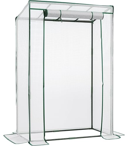 Siena Garden Gewächshaus XXL 52x42x23cm - Geschlossenes Mini-Gewächshaus Mit Deckel & Lüftung