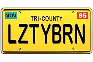 CELEBRITY MACHINES Toy Story 2 | Al’s Toy Barn | Metal Stamped License Plate