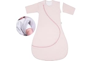 PurFlo Baby Sleeping Bag | All-Season 2.5 tog Sleeping Bag with Removable Sleeves | Travel Friendly Sleep Sack | Newborn Essentials for Winter & Summer Use