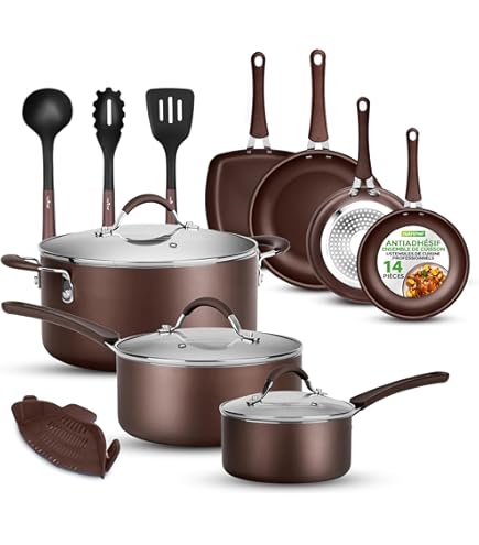 Berlinger Haus Burgundy Batterie De Cuisine Induction Aluminium Antiadhésif Sans Pfoa Casseroles Poeles Rouge Berlinger Haus  Ma 83ca212berl Glgol  60496295