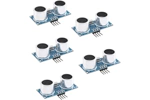 EC Buying 5Pcs HC-SR04 Ultrasonic Ranging Module HC-SR04+ Ultrasonic Distance Measurement Module Board 2.8-5.5V 4M UART IIC 1-Wire Measurement Sensor Probe Module