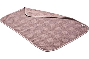 LEANDERDESIGN Leander Topper für Wickelauflage Rosa - 100% Bio Baumwollfrottee - Ultraweich - Ideal für die Matty Wickelunterlage - Wärmt & Trocknet