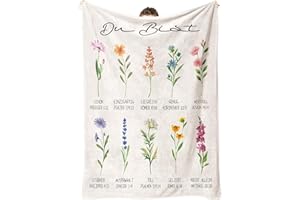 SUOPDH Geschenke für Frauen, Decke mit Bibelvers Geburtstagsgeschenk für Frauen, Christliche Geschenke für Beste Freundin Schwester Tochter Mutter, Geschenke für Mädchen zur Taufe Kommunion