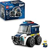 LEGO City Ara&ccedil;lar - Polis Kamyonu 60481 &ndash; 5 Yaş ve &Uuml;zeri Erkek ve Kız &Ccedil;ocuklar i&ccedil;in Polis Memuru Minifig&uuml;r&uuml; İ&ccedil;eren Yaratıcı O