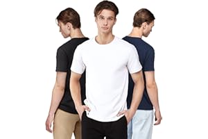 NUQLO T-Shirt Uomo | Pacchi Risparmio | 100% Cotone | Pacco Tshirt Manica Corta | Magliette Basic | Casual - Palestra - Sportivo - Urban | Multipack Idea Regalo | Pack 2 | Pack 3 | Pack 5 | No Logo