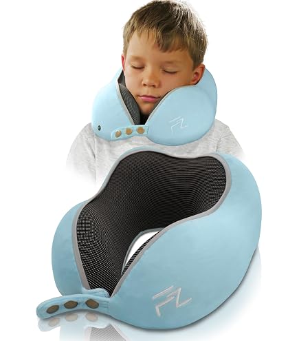 Coussin De Voyage Cervical En Forme De U - Mousse à Mémoire De Forme - Rose