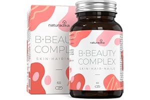 Tratamiento Anticaida Cabello Mujer B-BEAUTY COMPLEX | Caida Del Cabello Mujer | Biotina Cabello | Biotina Para El Cabello | Vitaminas Para El Cabello | Crecimiento Cabello | Naturadika