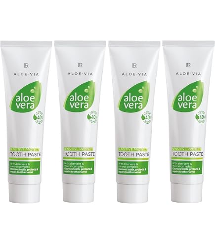 LR Aloe VIA Aloe Vera Zahngel Tooth Gel Extra Frische Zahngel 4x 100ml :  Amazon.de: Drogerie & Krperpflege