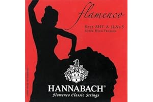 Hannabach Cuerdas Para Guitarra Clasica, Serie 827 Tension Muy Alta Flamenco Classic - Cuerda Suelta E1/Mi1