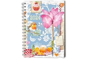 ‎DAPHNE'S DIARY Daphne's Diary Agenda 2024 | Kreativer und interaktiver Terminkalender mit Stickern, Postkarten, To-Do-Listen und vielen Extras | Mit ausklappbaren Monatsübersichten und Platz für die Tagesplanung