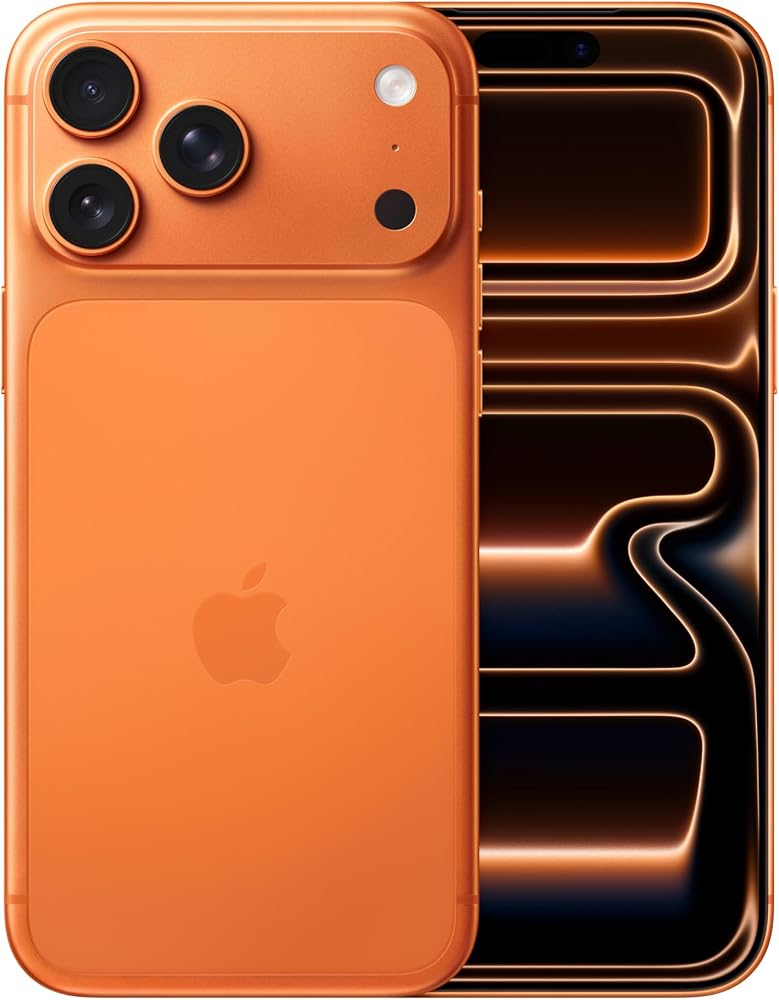 Apple iPhone 17 Pro Max 512 GB:ProMotion teknolojisine sahip 6.9 inç ekran, A19 Pro Çip, Bir iPhone’da Şimdiye Kadarki En İyi Pil Ömrü, Pro Fusion Kamera Sistemi, Center Stage Ön Kamera;Kozmik Turuncu
