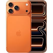 Apple iPhone 17 Pro Max 256 GB: 6.9-inch Display with ProMotion, A19 Pro Chip, Best Battery Life in Any iPhone Ever, Pro Fusion Camera System, Center Stage Front Camera; Cosmic Orange