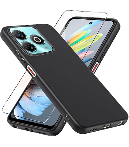 Handyhülle + 2x Schutzglas Für ZTE Blade V60 Vita – Stoßfeste TPU-Hülle Mit Erhöhten Rändern