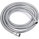 ONECE Tubo Flessibile Doccia 3 M in Acciaio Inox, Cavo Soffione Universale, Antitorsione, Adatto a Tutti i Soffione Doccia, I