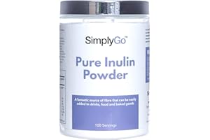 ‎SIMPLY SUPPLEMENTS SimplyGo™ Reines Inulinpulver - Geeignet für Veganer - 500g - 100 Portionen - SimplySupplements