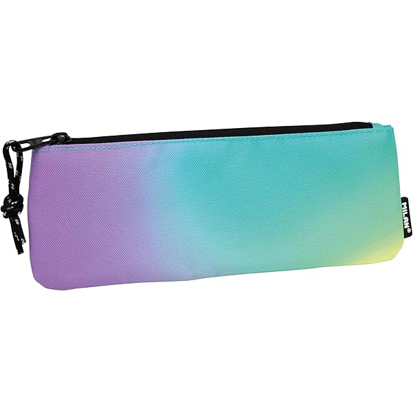 Milan Triple Zip Pencil Case Mint