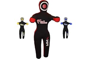 FNine MMA Grappling Dummy, for Judo, Wrestling, Brazilian Jiu Jitsu, Submission and Throwing UNFILLED Canvas Bag
