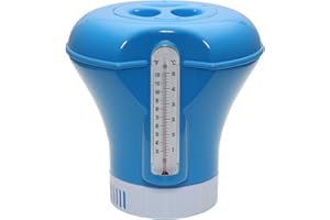 POWERHAUS24 Power haus24 ® – Flotteur avec thermomètre pour jusqu'à 200 g comprimés