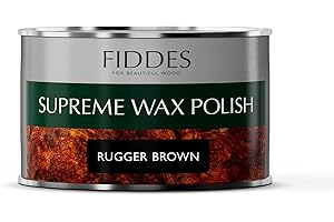 Fiddes Supreme Wax Polish 400 ml, Rugger Brown