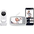Motorola Nursery Baby Monitor VM44 - WiFi Video Baby Monitor with Camera 4.3" HD Screen - Connects to App, 1000ft Long Range, Two-Way Audio, Remote Pan-Tilt-Zoom, Room Temp, Lullabies, Night Vision