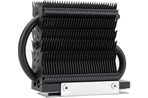 Thermalright HR-09 2280 PRO zwarte SSD heatsink, dubbelzijdig koellichaam, met termiczny silikon pocałunki do M.2 SSD PC en komputer, Desktop SSD koeler met hoge prestaties