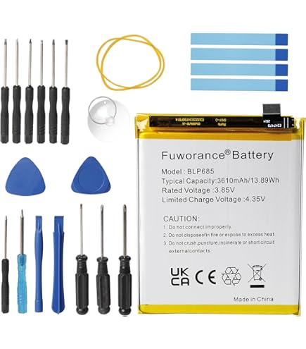 BATTERIA PER ONEPLUS 1+ BLP685 PER ONE PLUS 6T 3700MAH RICAMBIO+KIT ATTREZZI