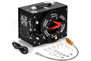 Compresor de aire PCP TUXING,bomba de aire de alta presión de 4500 psi y,convertidor de potencia DC12 V/AC120 V incorporado,parada automática,sin aceite ni agua para tanques de paintball y buceo