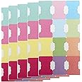 Sticky Index Tabs 60PCS Writable Sticky Notes Flags Paper Blank Monthly Tabs Planner Stickers Double Sided Page Markers Book Tabs Annotation Tabs, for Labeling Classifying Planning, 12 Colours