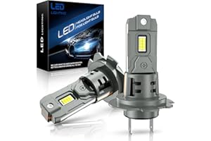 SHINYY Lampadine H7 LED Fari, 23000LM 6500K Bianco 12V 600% Luminoso Lampade LED H7 per Auto o Moto Abbaglianti Anabbaglianti Canbus Senza Errori, Sostituire Alogene e Luci Xeno, 2PCS