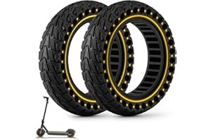 Pneu Plein Trotinette Electrique 10 pouces x 2.5, HAONAIMO Roues de Trottinette Pour Ninebot Max G30/G30E/G30LP, Accessoires Trottinette Electrique Adulte