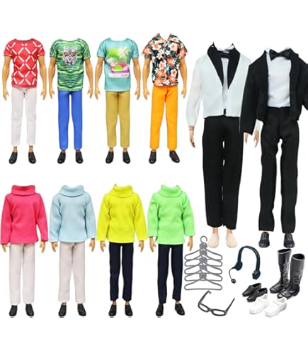 Barbie Collector Ropa Y Zapatos Para Muñecas De 30 Cm Y 32 Cm 12 Prendas  Zapatos Incluye Vestido De Novia Barbie Muñeca