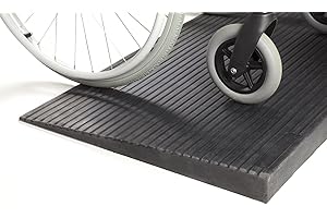 DER RAMPEN SHOP De Rampen Shop Vollgummi Schwellenrampe 50mm hoch - 5cm Rampe Rampe für Rollstuhl