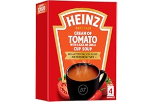 Heinz Tomato & Chilli Cup Soup, 90g ( 4 x 22.5g)